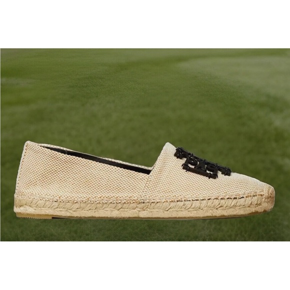 Tory Burch Black and Beige Espadrilles size 8.5 - Picture 6 of 13